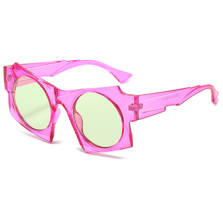 Contemporary Round Frame Sunglasses Kalsten