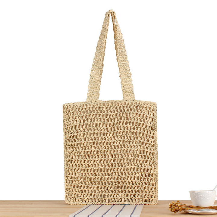 Hand-knotted straw bag Kalsten