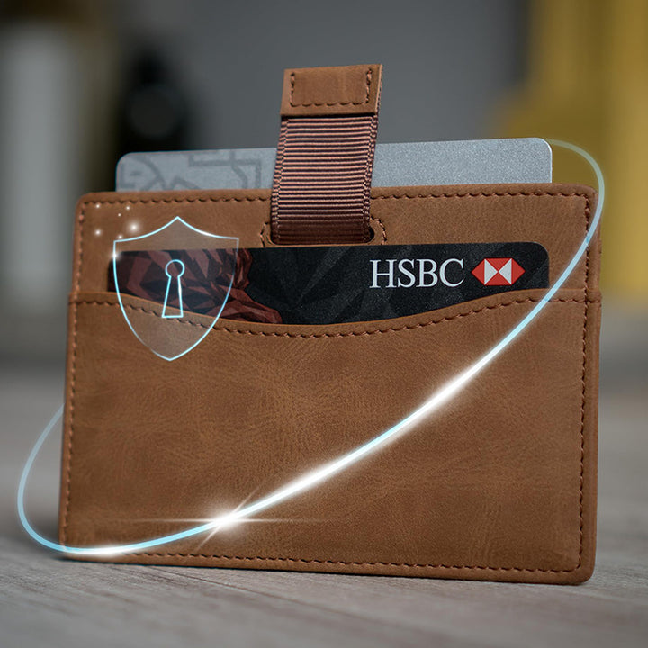 RFID-Blocking Leather Cardholder Kalsten