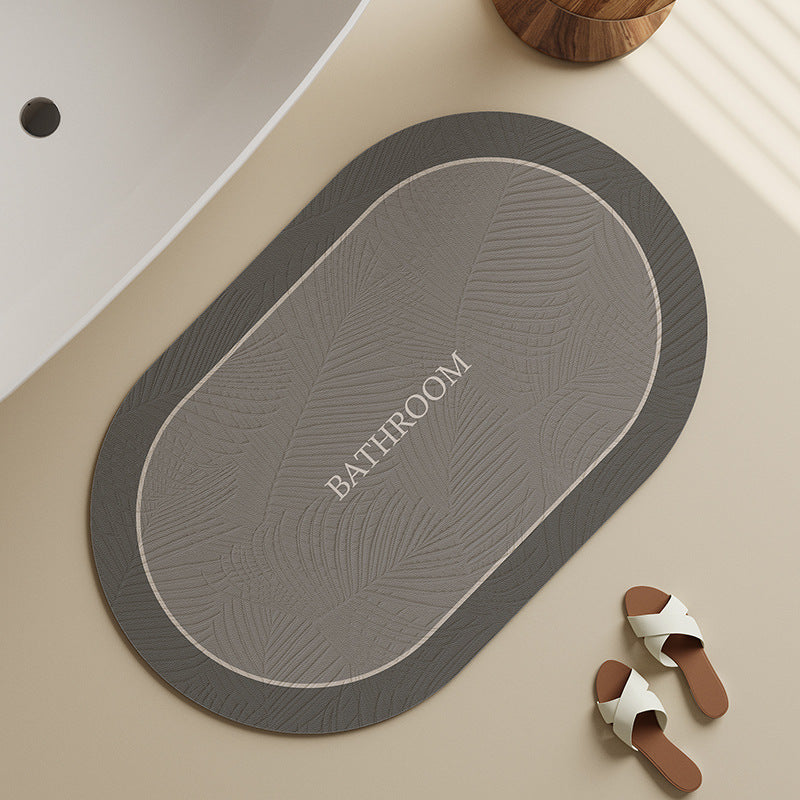 Elegant Floral Bath Mat Kalsten