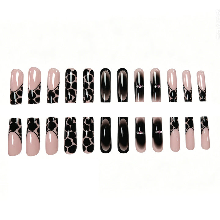 Creative 3D Leopard Print Acrylic Nail Art Extensions Kalsten