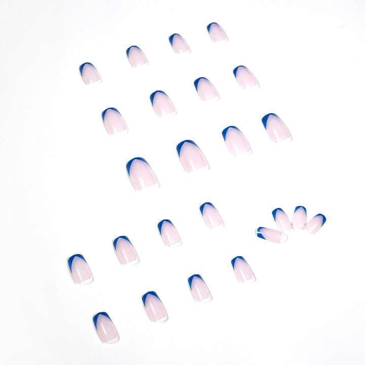 Stylish nail art with modern French tips Kalsten