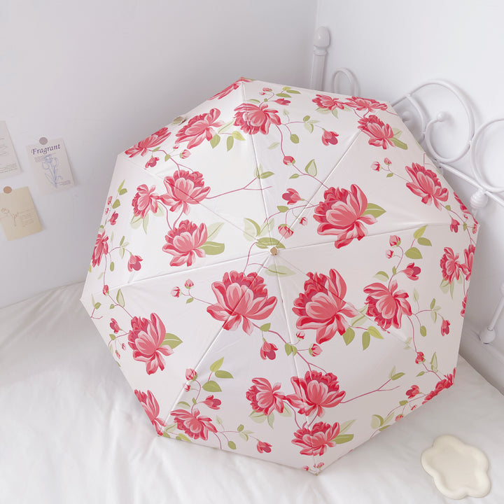 Ladies elegant folding umbrella with fruity design Kalsten