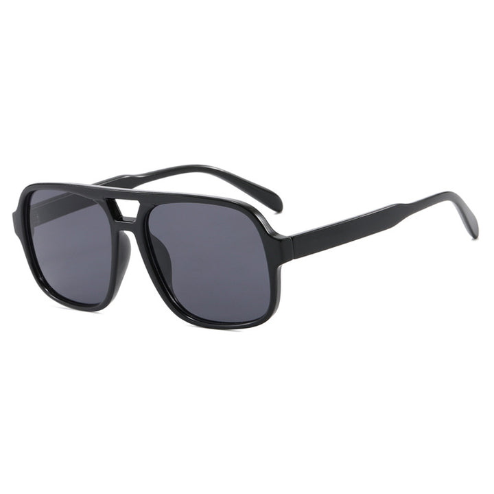 Women's modern square sunglasses with stylish transparent frame Kalsten