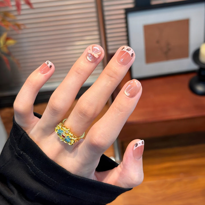 Artificial Nail Set with Decorative Design Kalsten