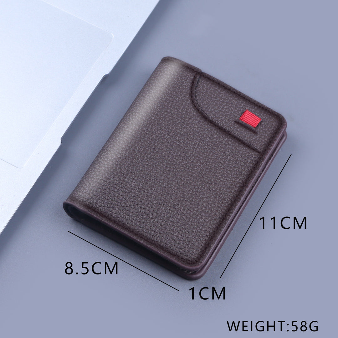 RFID-Blocking Leather Card Case