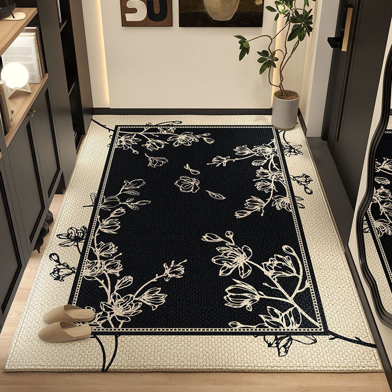Floral Pattern Decorative Area Rug
