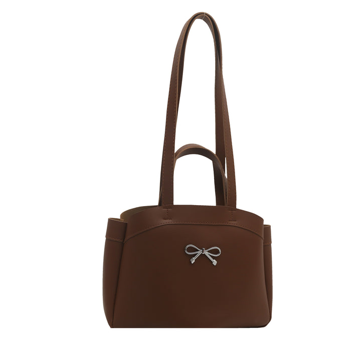Elegant Bow Accent Handheld Tote Bag Kalsten