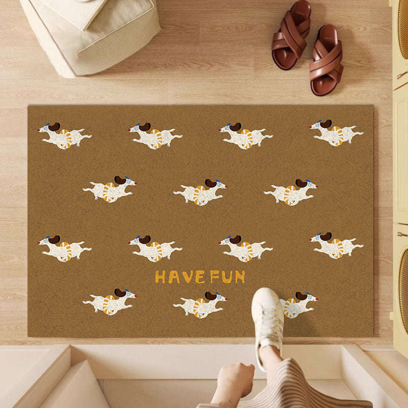 Fun-Themed Decorative Doormat