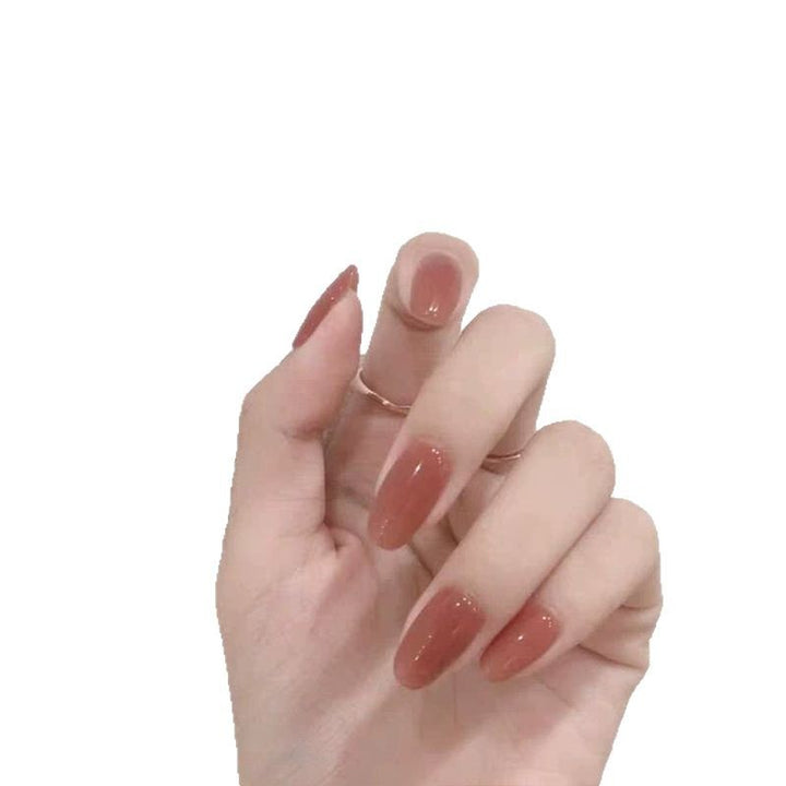 Elegant Glossy Press-On Nails