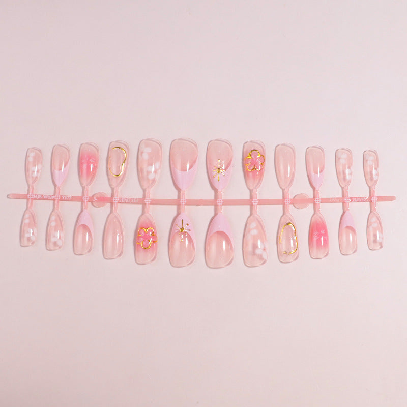 Premium Press-On Nail Set with Decorative Accents Kalsten