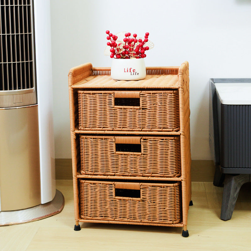 Multi-Drawer Woven Storage Chest Kalsten