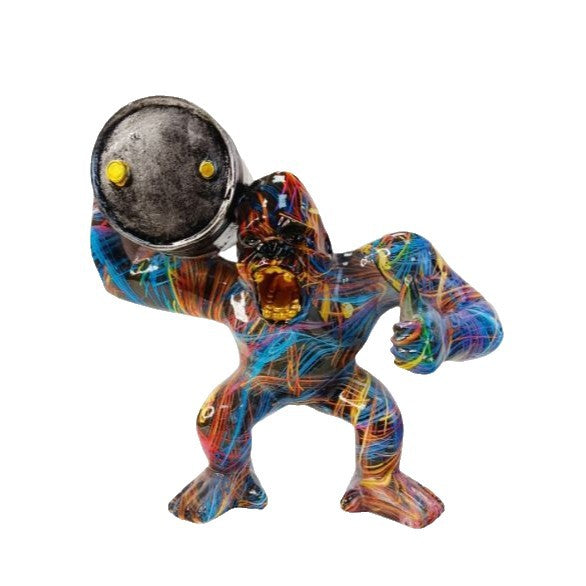 Sporty decorative figure of a weightlifter Kalsten