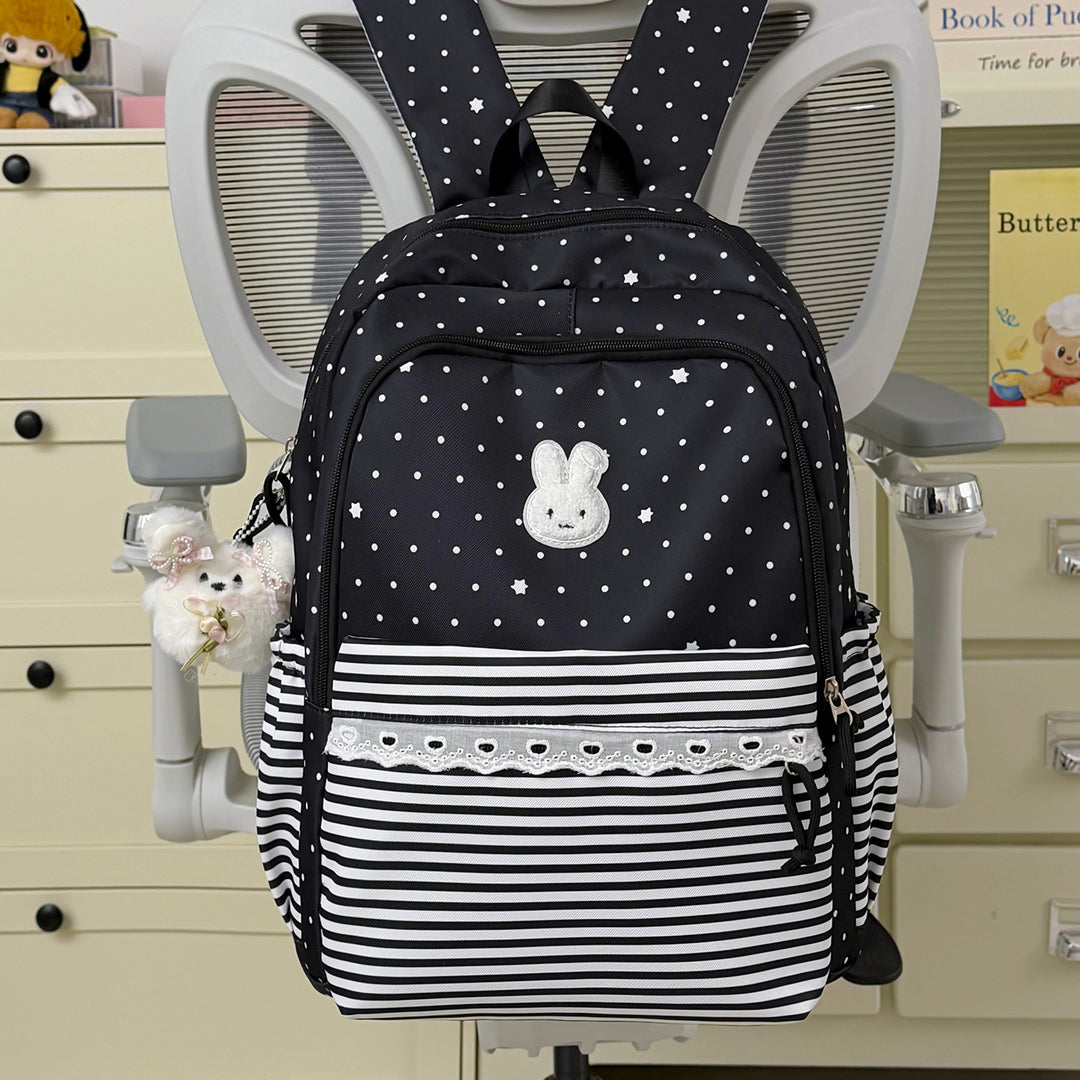 Playful Bunny-Ear Casual Backpack Kalsten