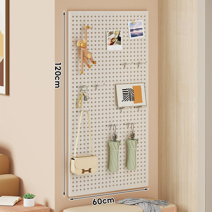 S-Shaped Offset Pegboard Utility Hooks with Support Post