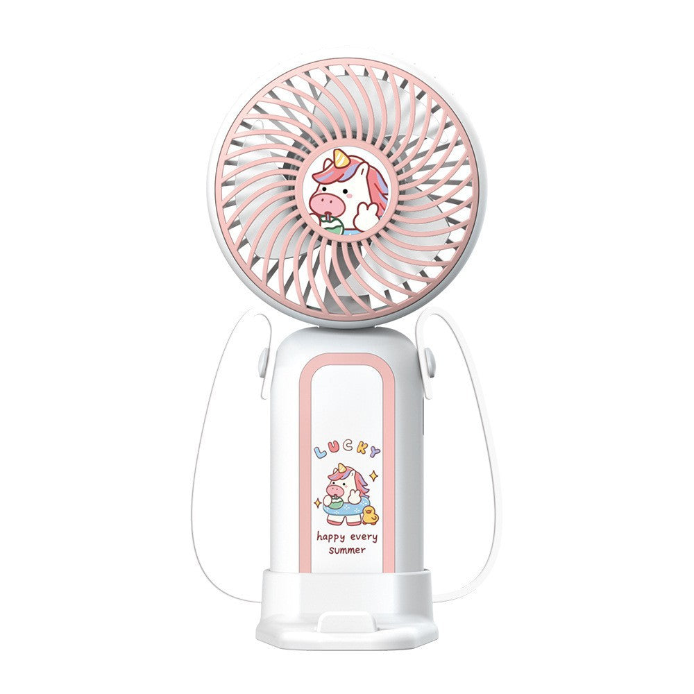 Creative Cartoon Design Handheld Fan Kalsten