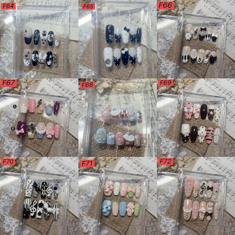 Thematic Artistic Press-On Nail Set