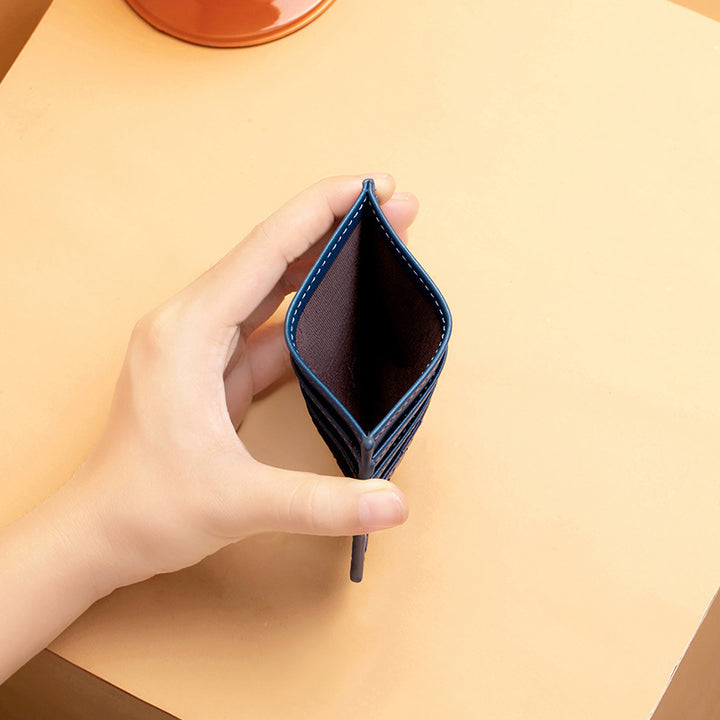 Woven Leather Card Holder Kalsten