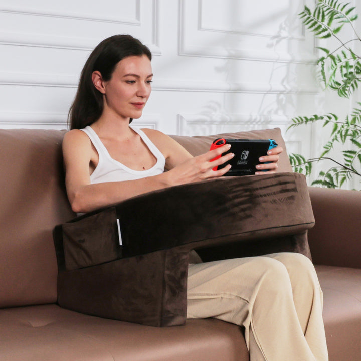 Ladies Ergonomic Reading Pillow with Side Support Kalsten