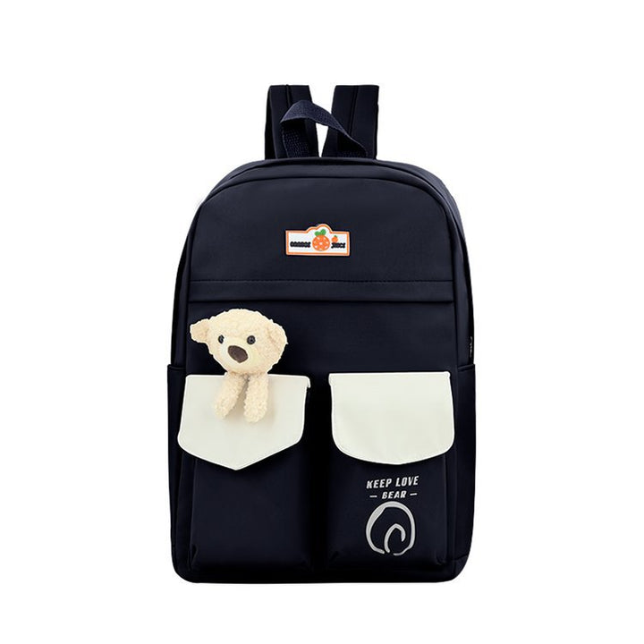 Cute Plush Bear-Themed School Backpack Kalsten