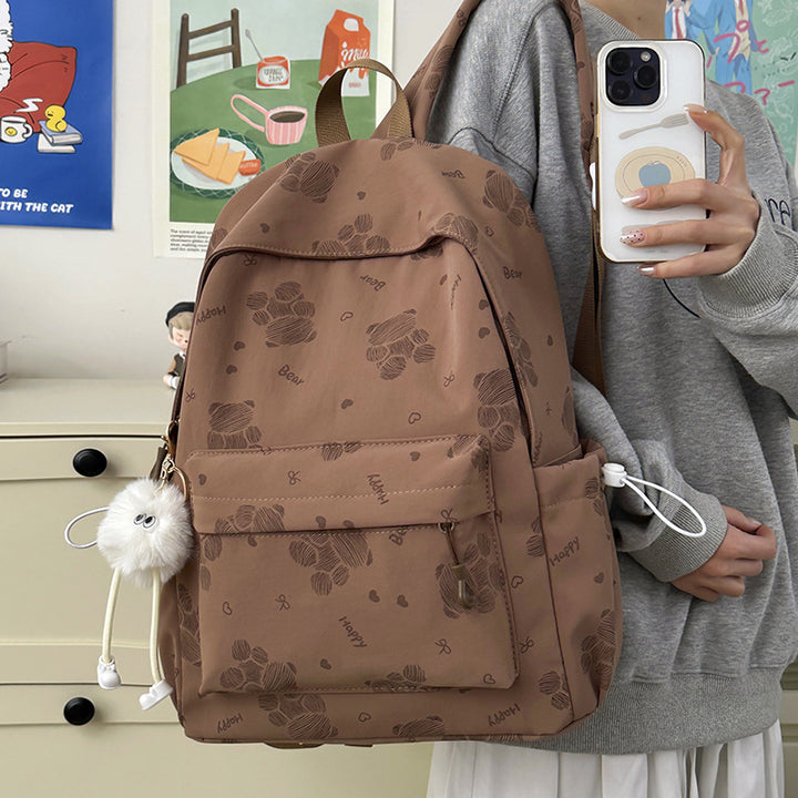 Backpack with Cute Paw Designs and Ergonomic Shoulder Straps Kalsten