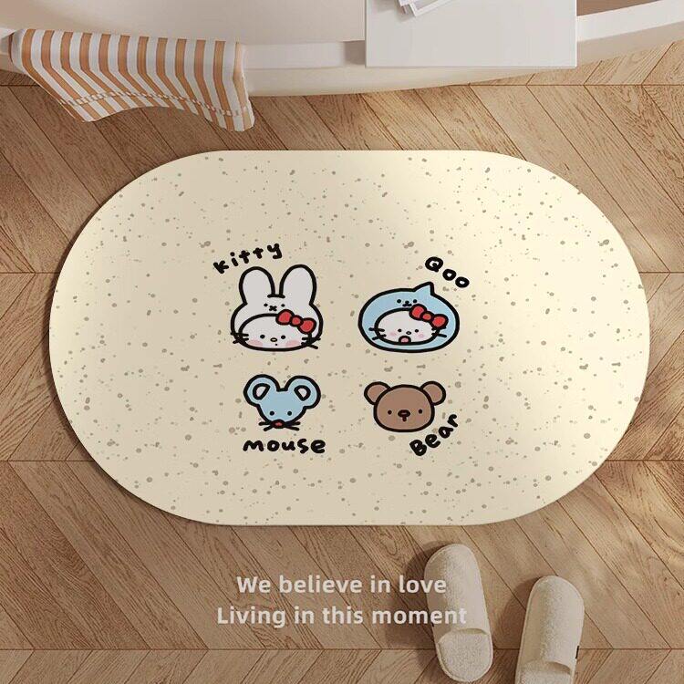 Playful Animal-Themed Area Mat