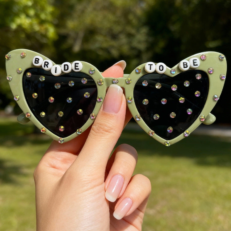 Bride-To-Be Heart-Shaped Sunglasses Kalsten