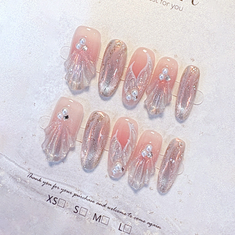 Decorative Press-On Nail Set Kalsten