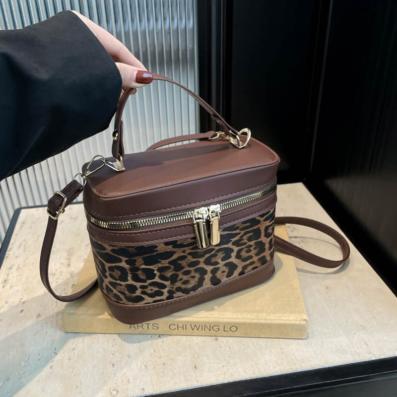 WoChic Leather and Fabric Crossbody Bag Kalsten