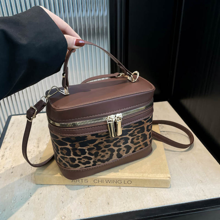 WoChic Leather and Fabric Crossbody Bag Kalsten
