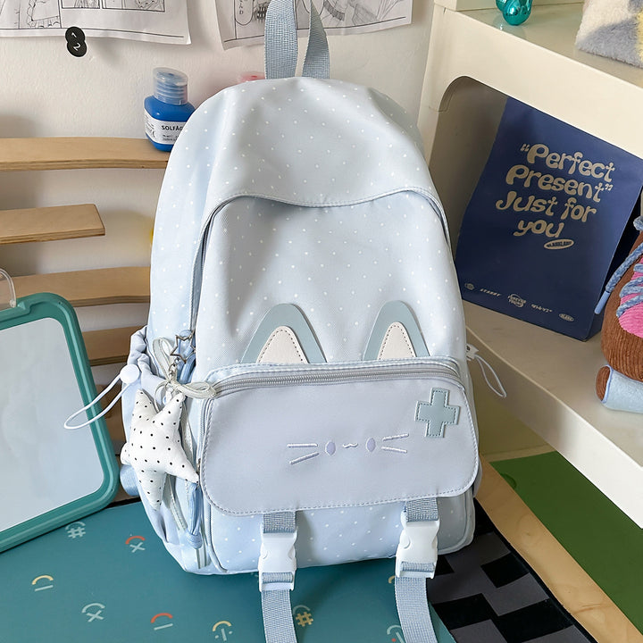 Playful Cat-Themed Backpack