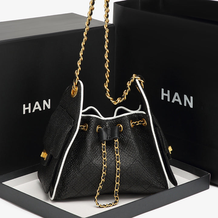 Elegant Drawstring Shoulder Bag