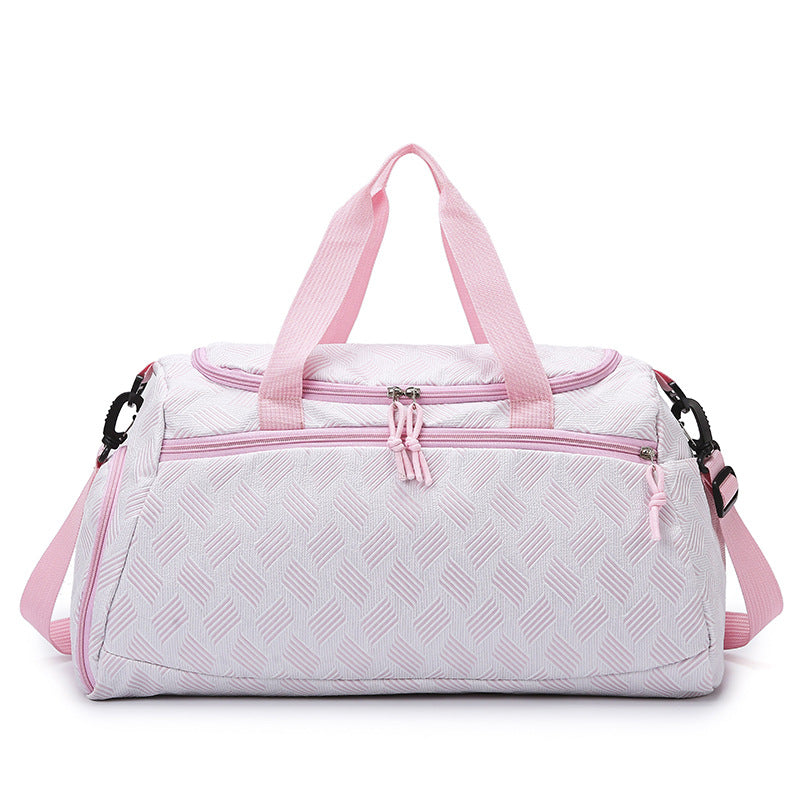 Stylish Textured Travel Duffel Bag Kalsten