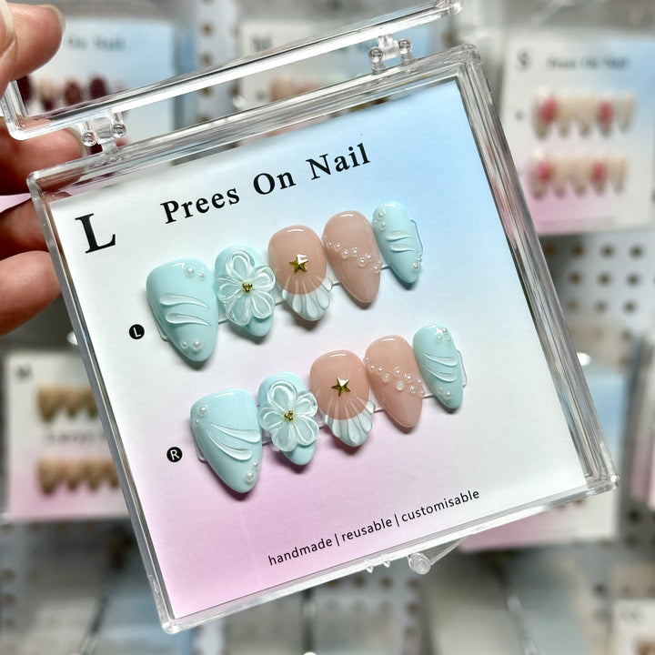 Artistic Reusable Press-On Nail Set