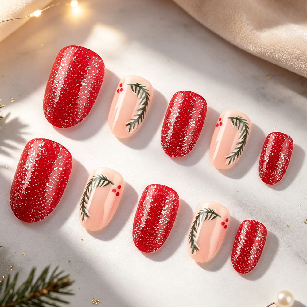 Festive Glitter Gel Nail Art Set Kalsten
