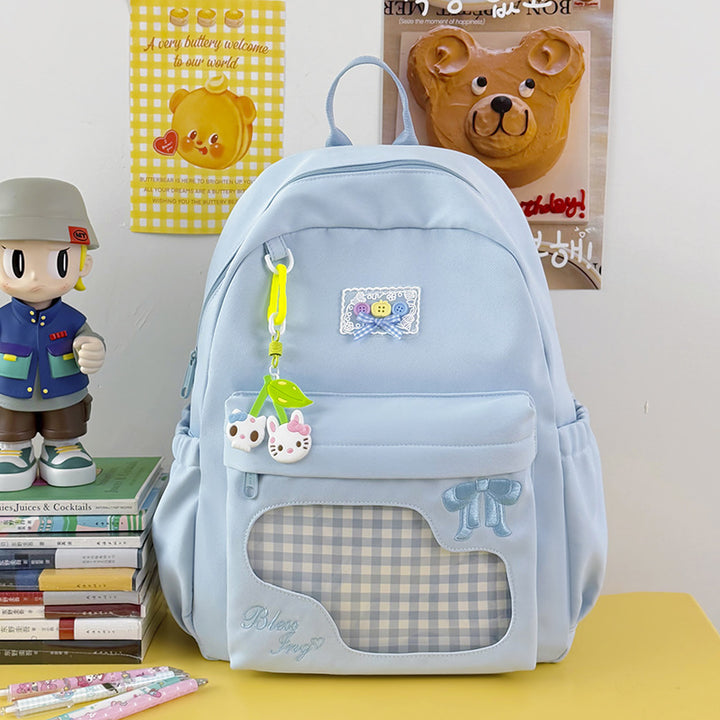 Trendy Graphic Print Backpack