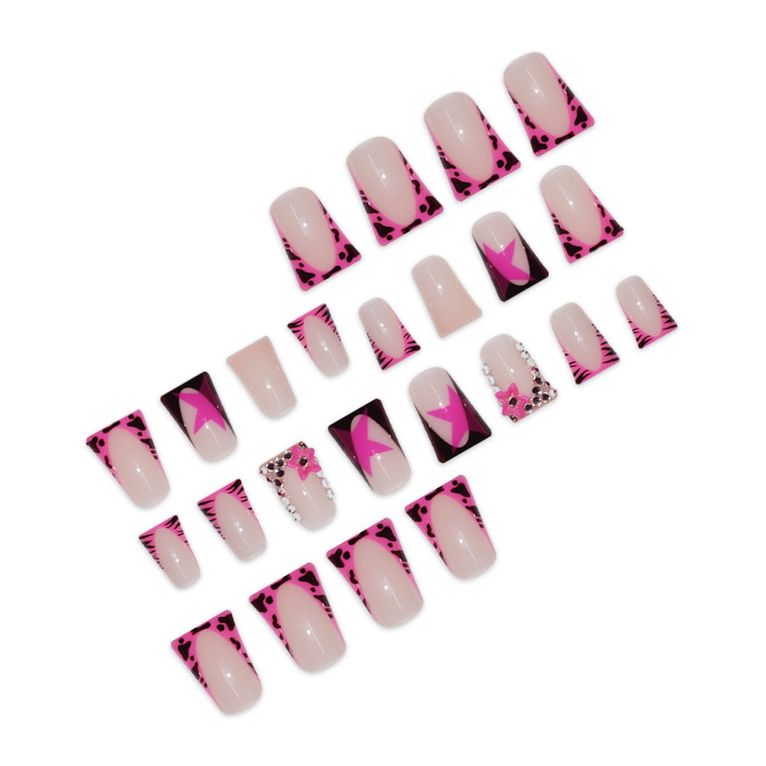 Thematic Star-Embellished Press-On Nail Extensions Kalsten