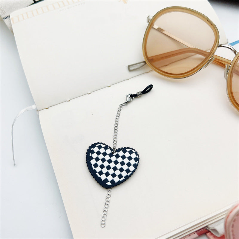 Heart-Designed Eyewear Chain Holder Kalsten