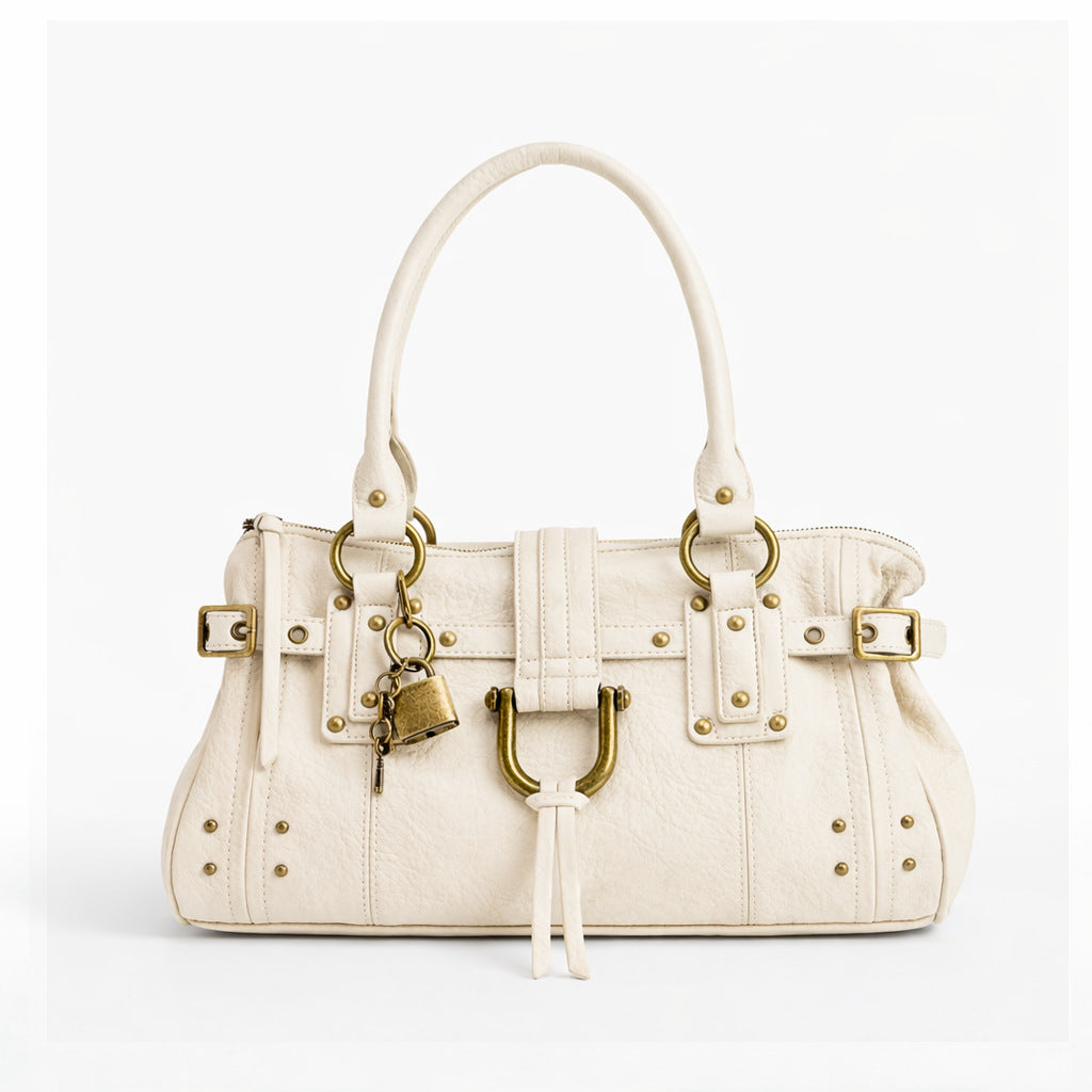 Elegant Textured Leather Handbag