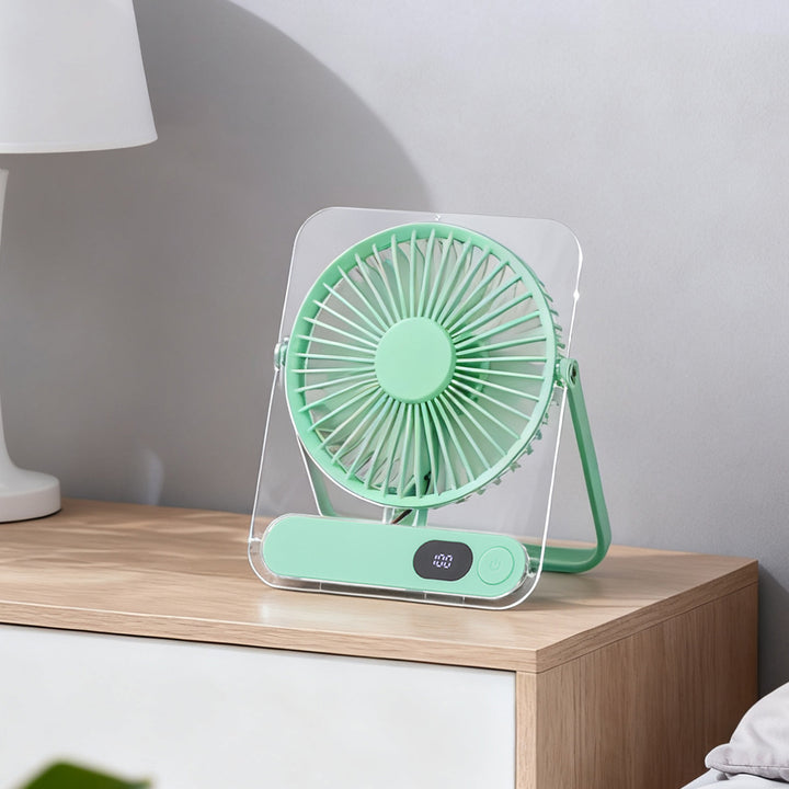Unisex Portable Table Fan with Variable Speed Control and USB-C Connection Kalsten