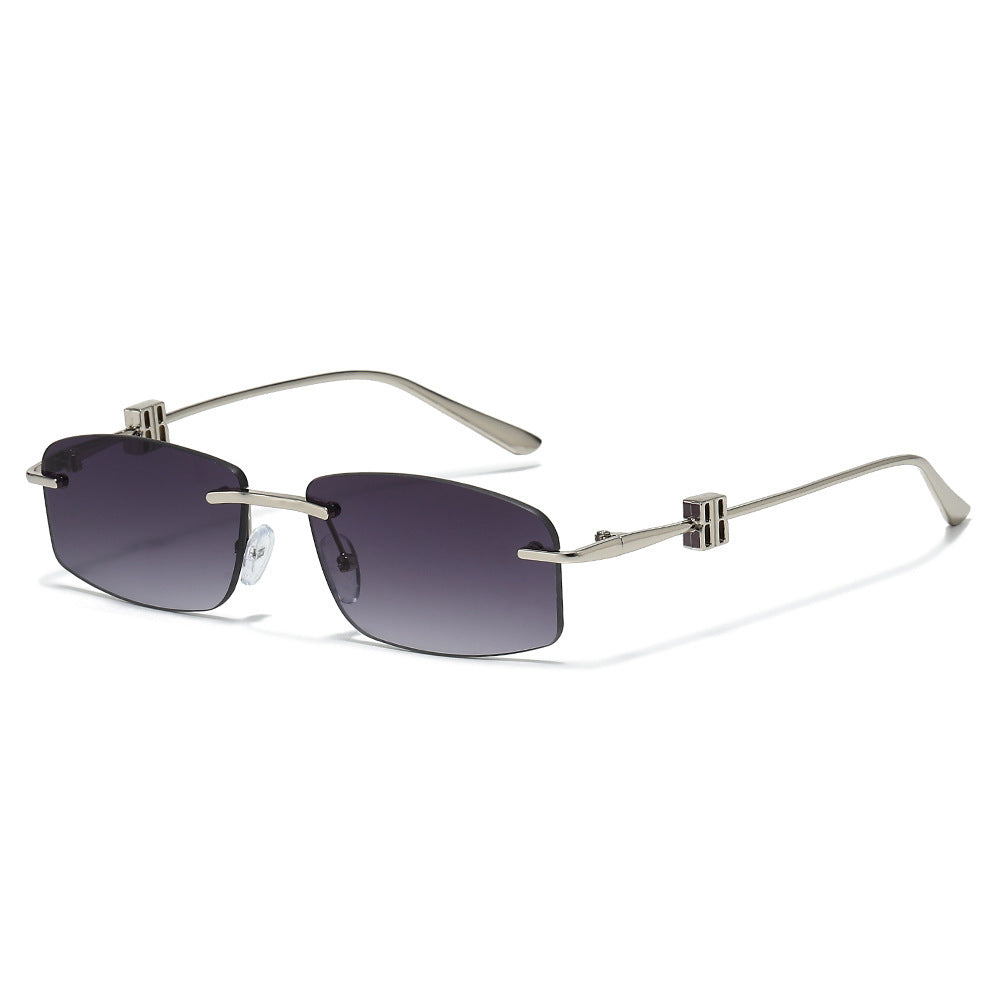 Avant-Garde Minimalist Rectangle Sunglasses Kalsten