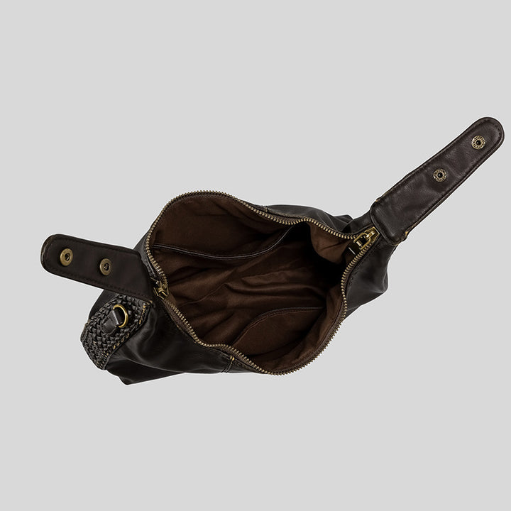 Braided Handheld Leather Bag