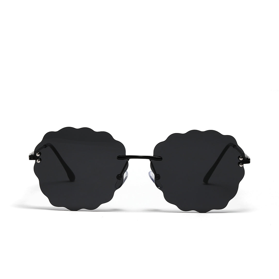 Ladies fashionable sunglasses in unique flower frame Kalsten