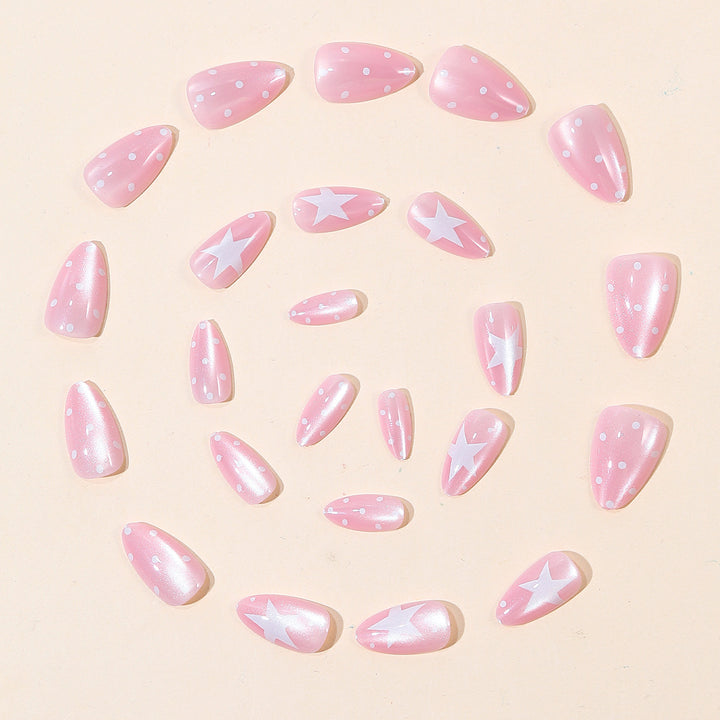 Starry Patterned Nail Art Kalsten