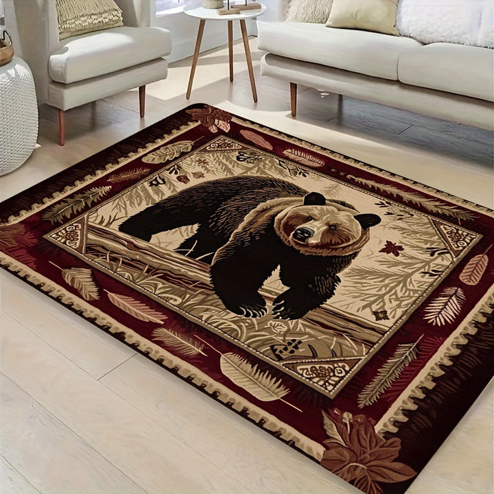 Bear-Themed Area Rug
