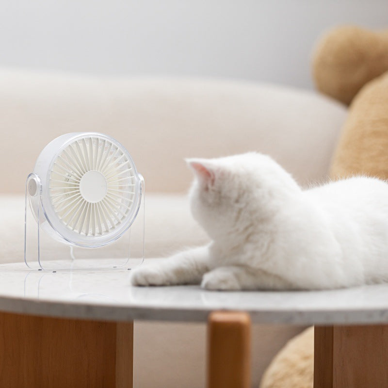 Unisex compact portable USB fan with adjustable head and quiet motor Kalsten