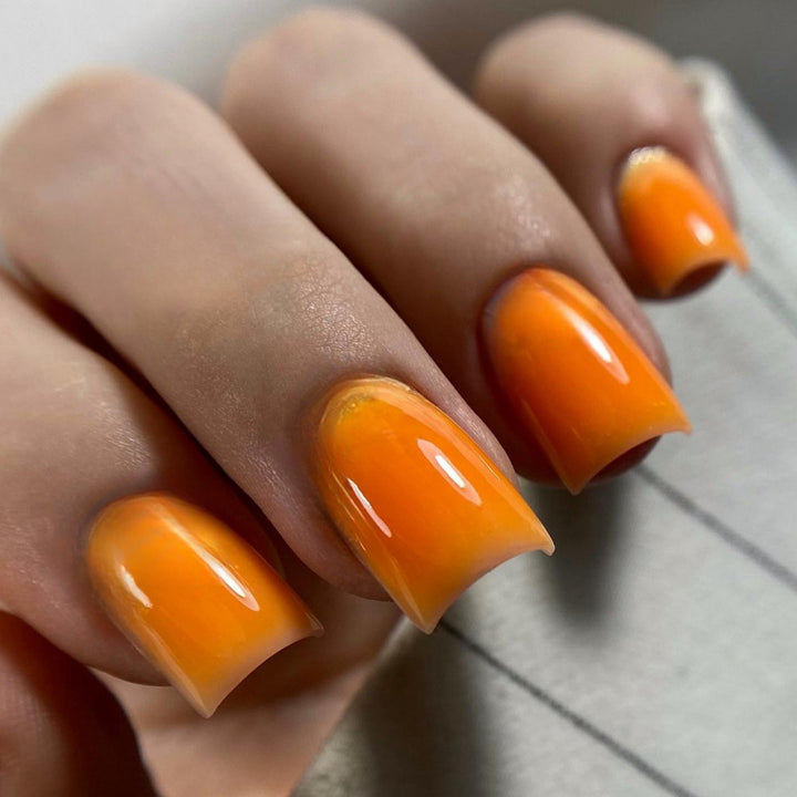 Gradient Color Artificial Nails Kalsten
