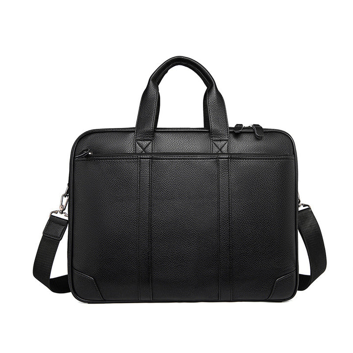 Classic Leather Business Laptop Briefcase kalsten