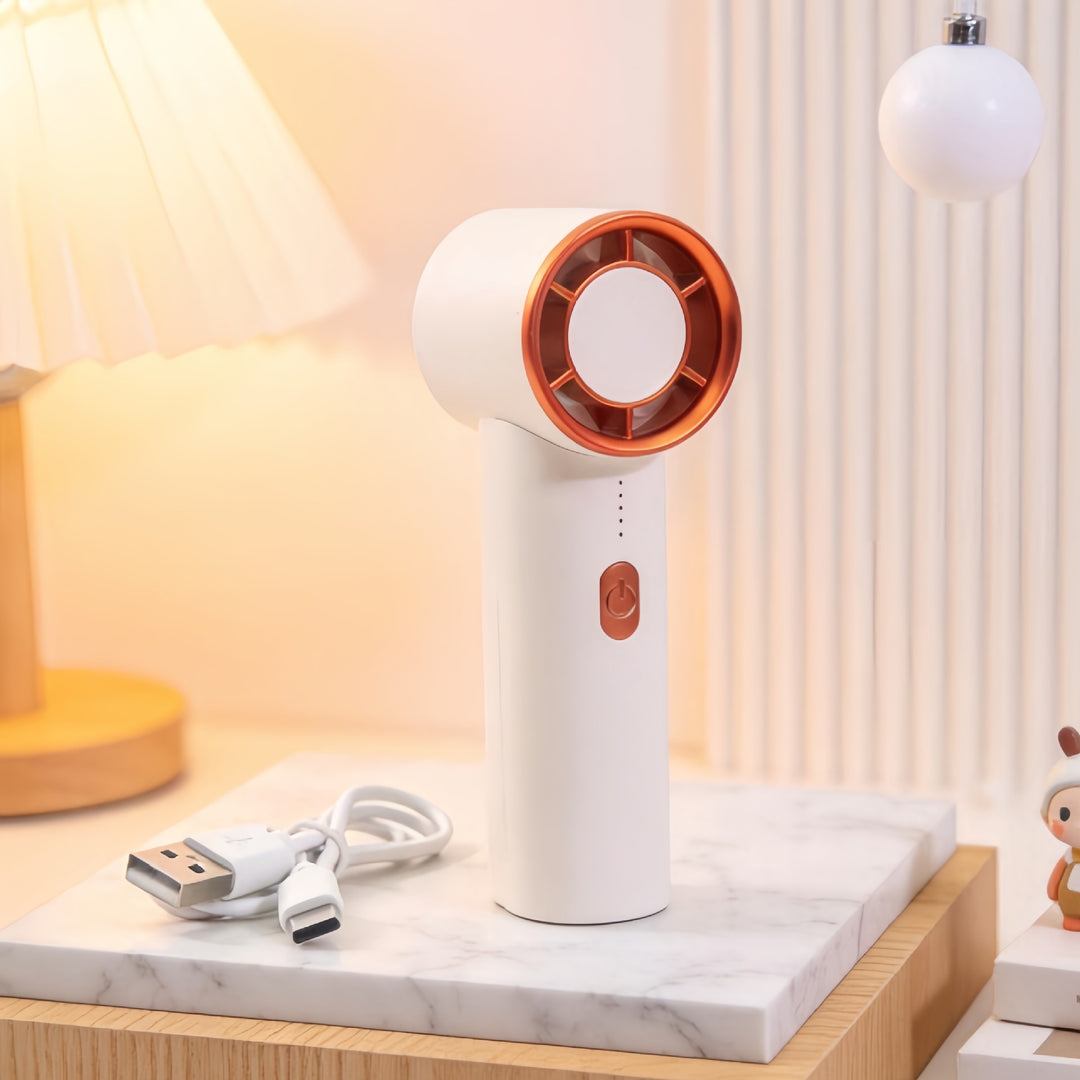 Ladies portable USB hand fan with modern design Kalsten