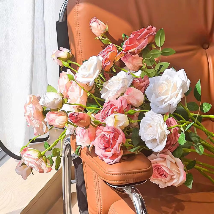 Realistic Faux Rose Stem